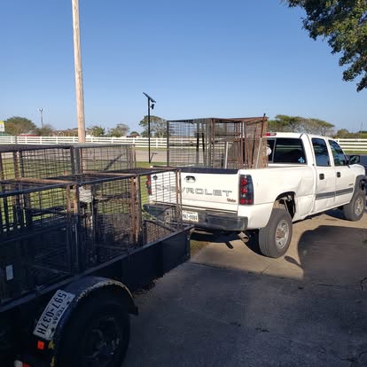 Truck and trailer ready for the job